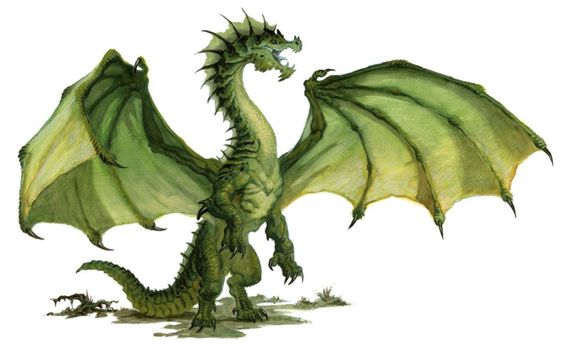 crocvenimeux le dragon vert