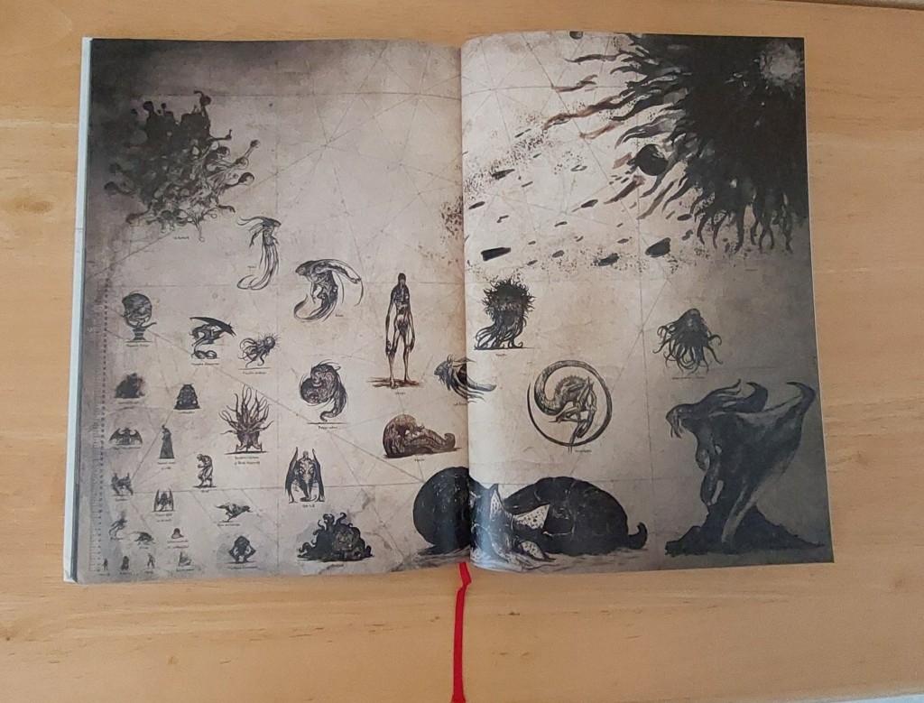 Codex de l’Innommable tableau des tailles de créatures monstrueuses
